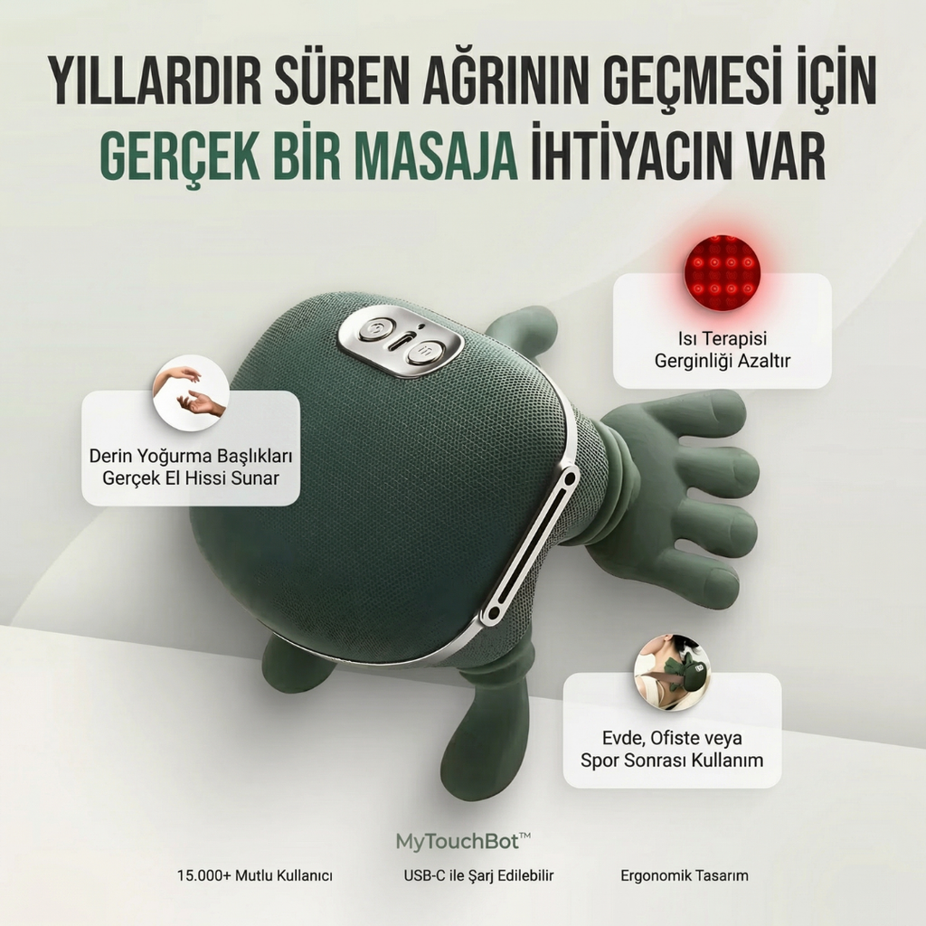 MyTouchBot™ Isı Destekli Masaj Robotu
